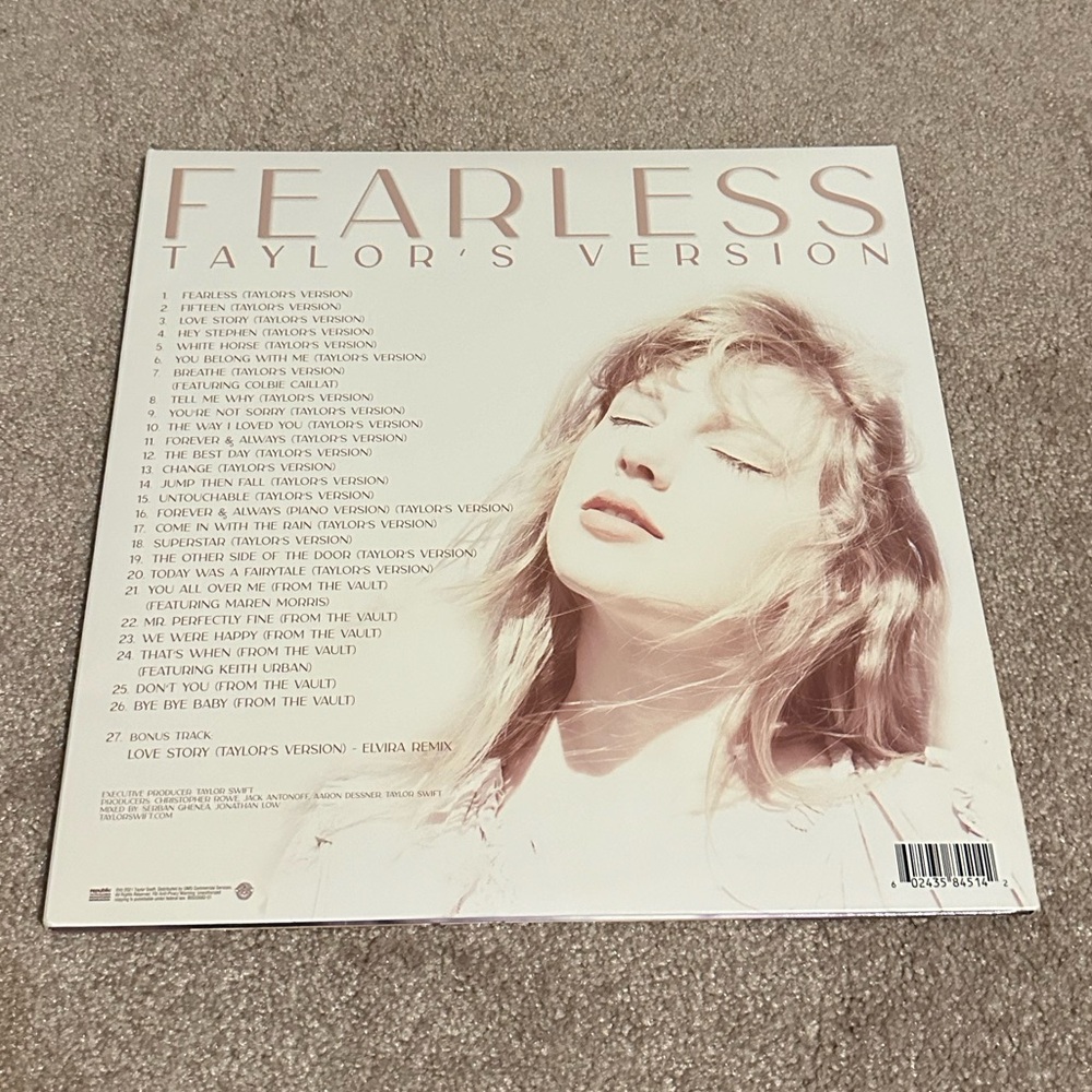 Fearless Taylor’s Version vinyl